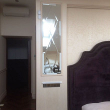 Фацетная композиция из зеркал "ромбы".