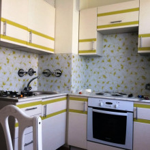 Кухонный фартук с фотопечатью цветы