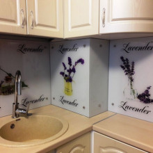 Скинали с фотопечатью "лаванда"