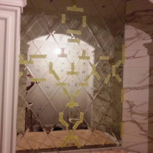 Зеркальная фацетная композиция