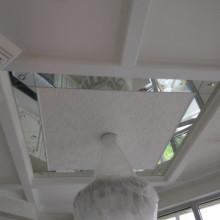 Обрамление люстры фацетом