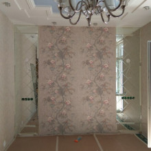 Фацетная композиция с гравировкой в спальню