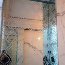 Зеркало с алмазной гравировкой