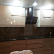 Фартук из закаленного бронзового стекла