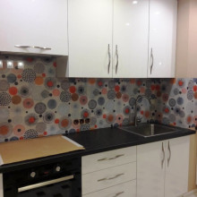 Фартук для кухни с фотопечатью "абстракция"